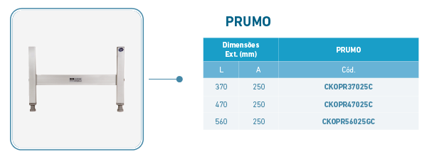 Especificações Técnicas Estanteria